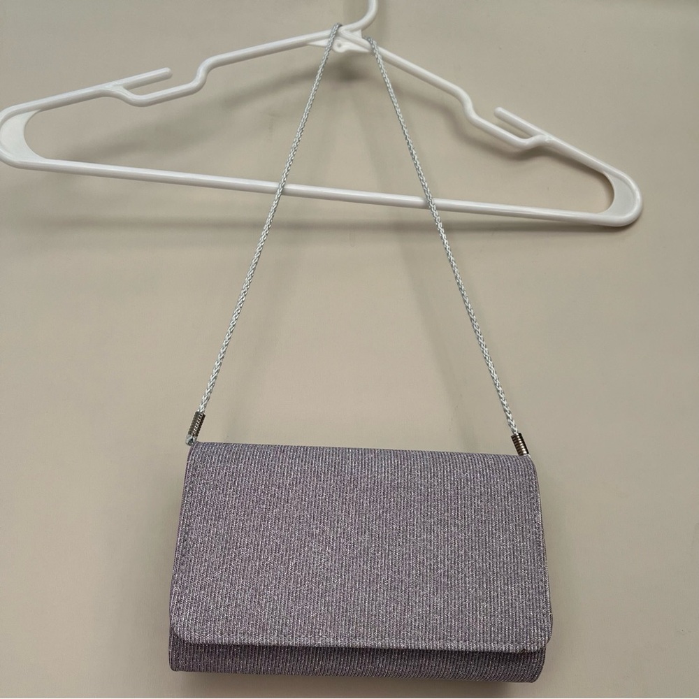 Estee & Lilly Envelope Closure flap clutch - Lilac Purple Crossbody Handbag